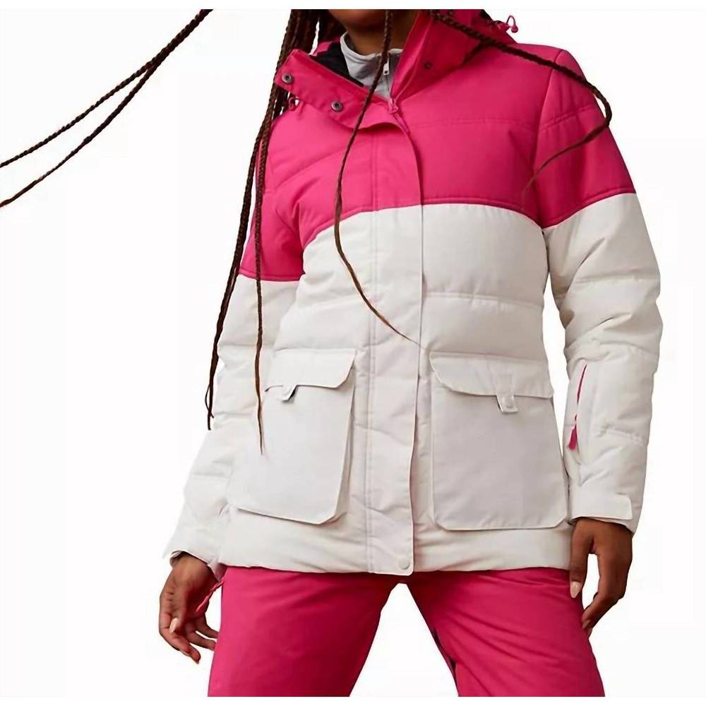 NEW COTTON ON women's body quilted snow jacket in coconut milk pink